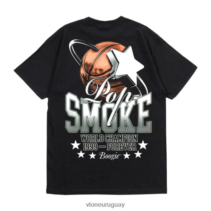 hombres Vlone camiseta campeona del mundo pop smoke arriba 84H0B289