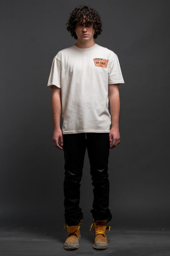 hombres Vlone camiseta de corte recto arriba 84H0B108
