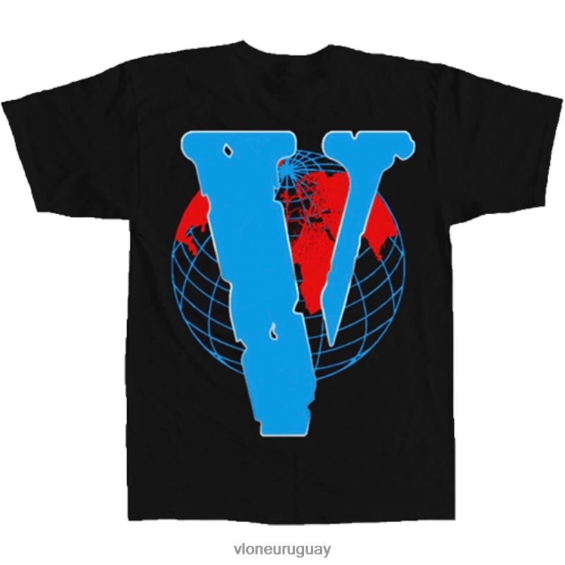 hombres Vlone camiseta del mundo del jugo 999 arriba 84H0B148