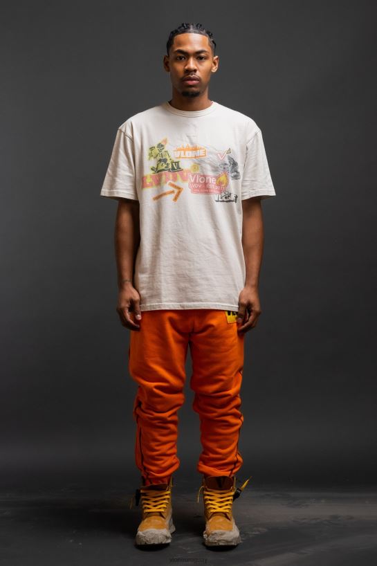 hombres Vlone construye camiseta arriba 84H0B107
