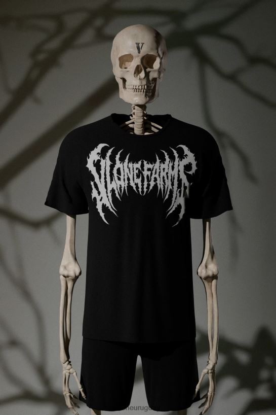 hombres Vlone onzas de metales pesados. camiseta arriba 84H0B96