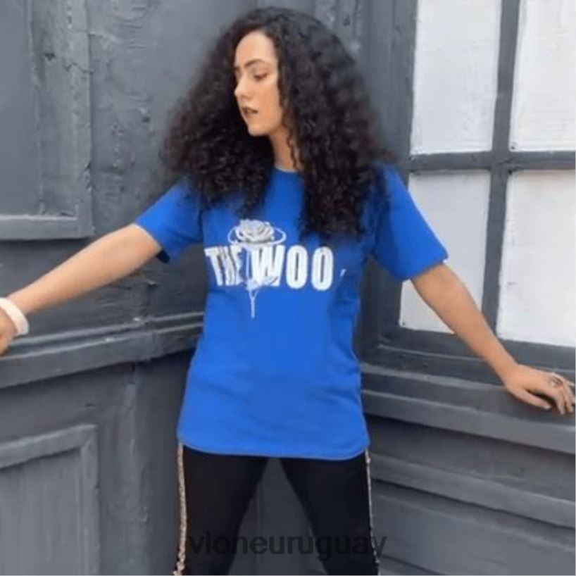hombres Vlone pop fuma la camiseta woo arriba 84H0B311
