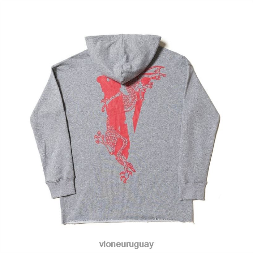 hombres Vlone sudadera con capucha de dragón coágulo arriba 84H0B64