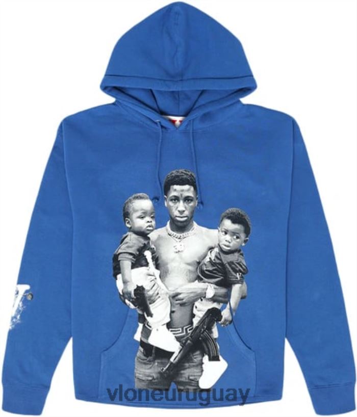 hombres Vlone sudadera con capucha de youngboy nba kacey talk arriba 84H0B54