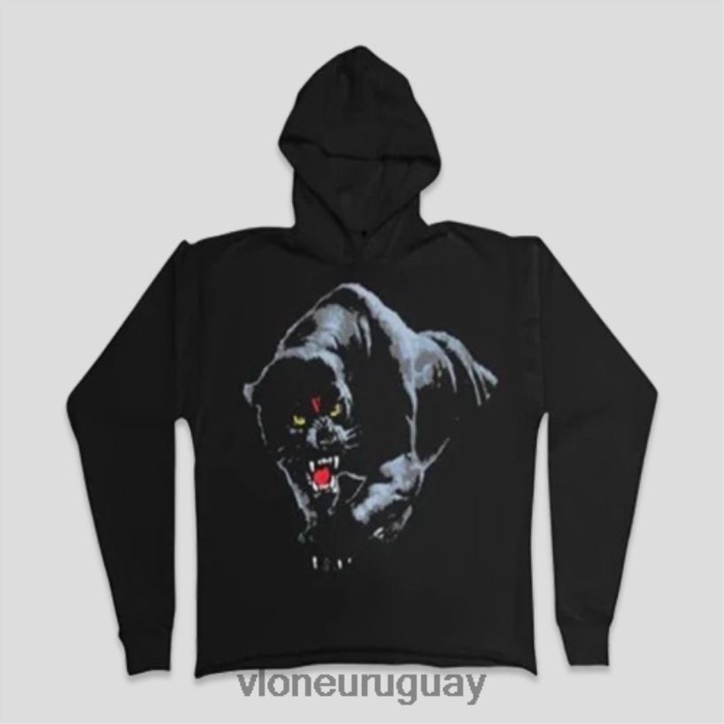 hombres Vlone sudadera pantera negra arriba 84H0B93