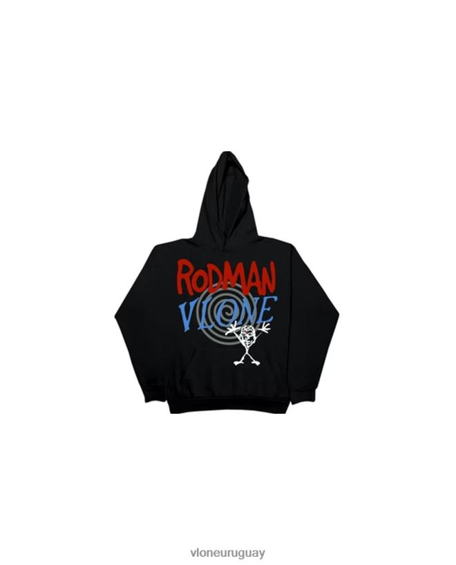 hombres Vlone sudadera rodman perla negra arriba 84H0B85
